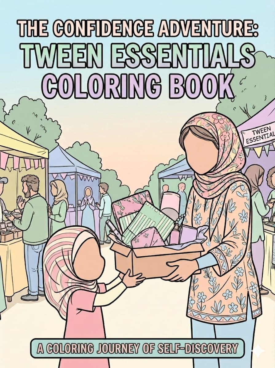 The Confidence Adventure: Tween Essentials Coloring Book