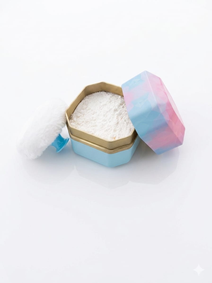 Dry Powder Puff Set